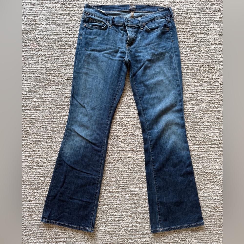 Citizens Of Humanity Medium Blue Boot Cut Jeans